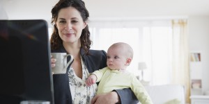 madre al lavoro